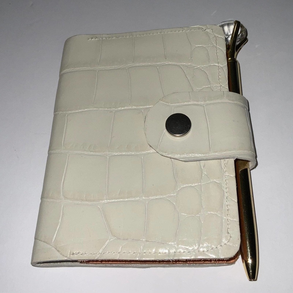 Leather mini travelers notebook